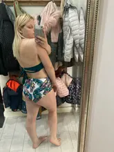 Bikini Bodysuit Biquini Swimwear Women Sexy HALTER High-Waist Plus-Size Summer XXL