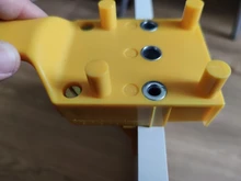 Guía de taladro con plantilla y herramienta para carpintería, 6, 8, 10mm, brocas HSS para madera, novedad