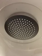 Shower-Head Square Wall Bathroom Stainless-Steel Rainfall Ceiling Black Ultrathin 2-Mm