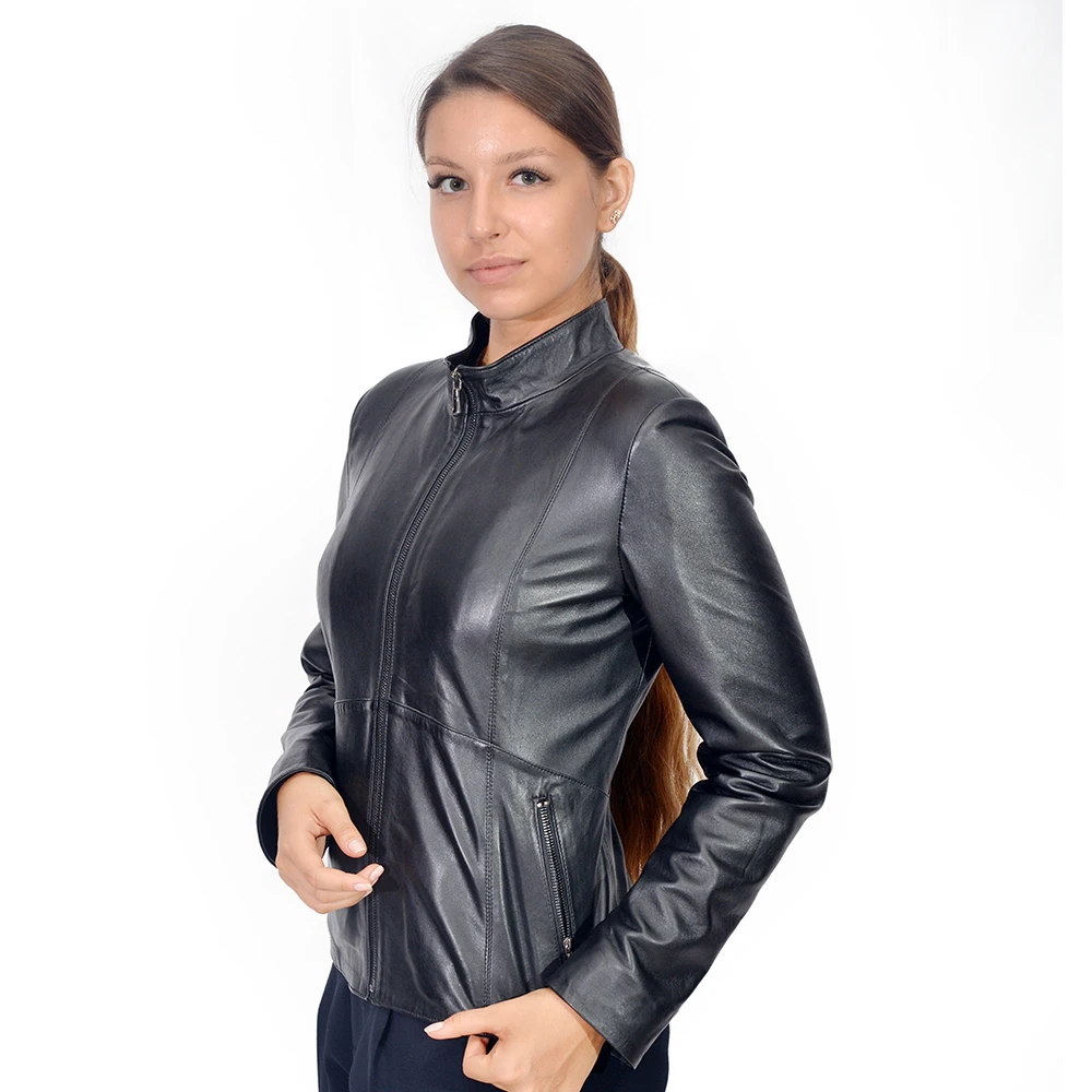 Zoramotti,Leather Jacket,Genuine Leather,Lambskin,Classic,quality,Natural Leather,Keeps,Warm