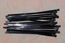 Cable-Tie-Color Releasable Plastic 20pcs-Zip-Ties Black White And 400mm/450mm