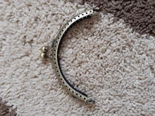 Vintage 8,5/10,5/12,5/15/20.5CM semicírculo Metal cuenta beso bronce coser marco bolsa cierre para monedero Hardware embrague bolsa Accesorios