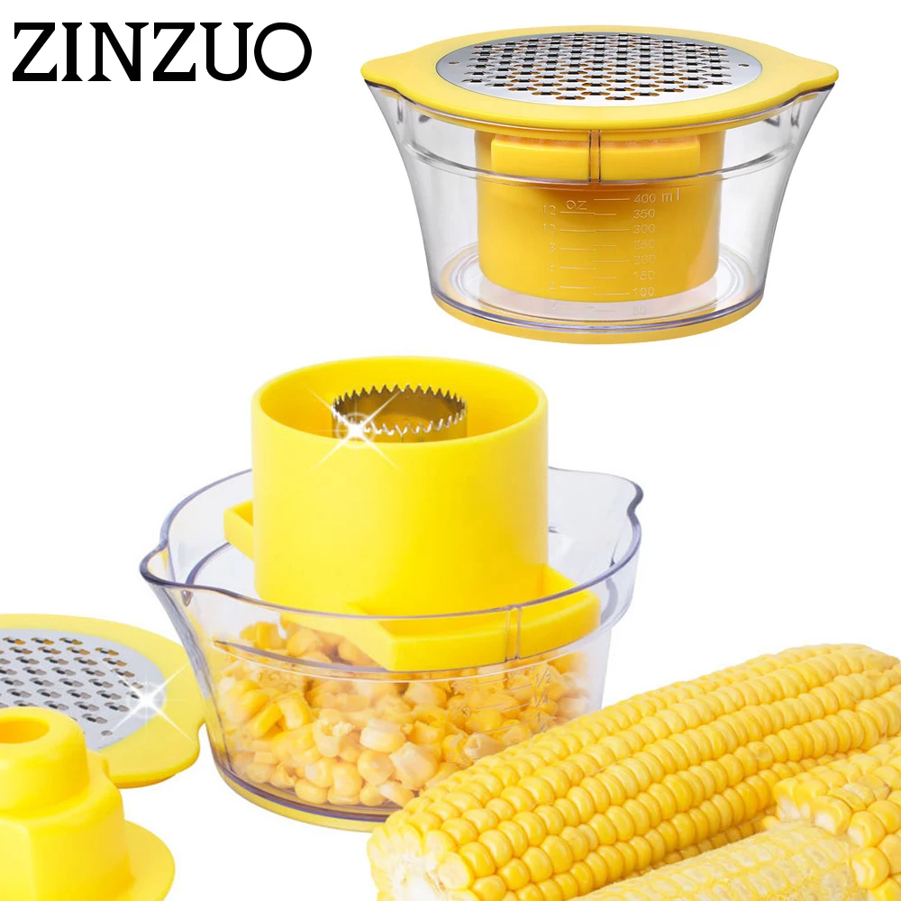 Multi function Cob Corn Stripper Stainless Steel Corn Stripping Tool