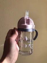 Taza De alimentación De bebé De 350ml con pajita para niños, nueva Taza De entrenamiento con pajita para aprender a beber