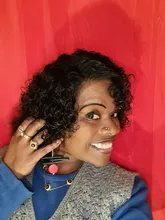 Beeos-peluca corta con rulos de corte Pixie 250%, 4x4, pelucas de cabello humano brasileño Remy, cabello humano de 8 pulgadas prearrancado con pelo de bebé