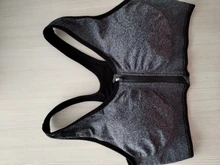 Underwear Sports-Bras Yoga-Shirts Running-Vest Athletic Fitness Women Padded Tops Zipper