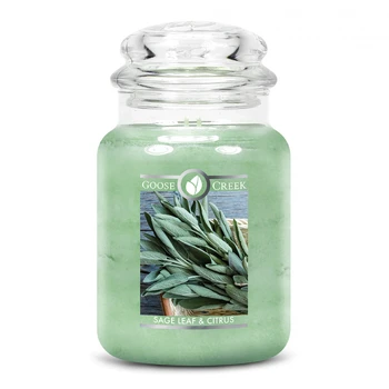 

Scented Candle sage leaf and citrus/Sage and citrus