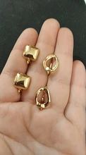 Color de oro/plata pendiente ganchos encontrar accesorios de costura pendiente para mujer hecho a mano de joyería suministrar