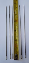 5 uds tamaño largo 6 pulgadas tejido de cabello aguja Turquía tipo Trussing agujas cocina hilo de coser herramientas telas de tapicería de trabajo