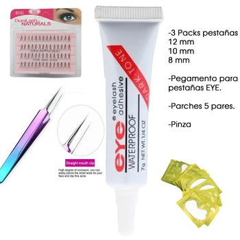 

Kit eyelash extensions, Natural lashes, easy use.