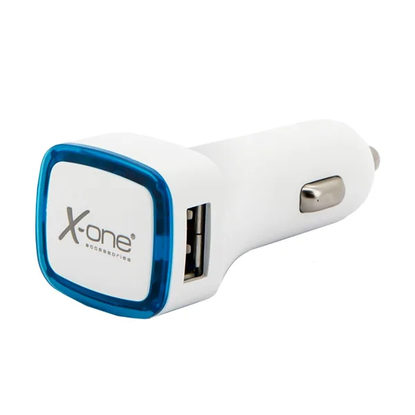 Автомобильное зарядное устройство Ref. 138406 2 x USB-A белого и синего цвета