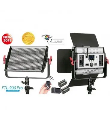 US $560.40 FOTIMA LED PANEL FTL900 PRO2 BatteriesCharger