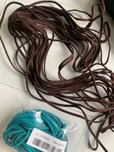 Cuerda plana trenzada de ante de imitación para fabricación de joyas, cuerda de rosca hecha a mano de cuero de terciopelo coreano, 10 m/lote, 2,5mm