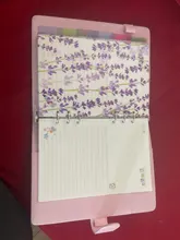 Hojas sueltas Kawaii A5 A6, recambio de papel, carpeta espiral, índice de páginas internas, planificador diario semanal mensual, Agenda, 2021, 45 hojas