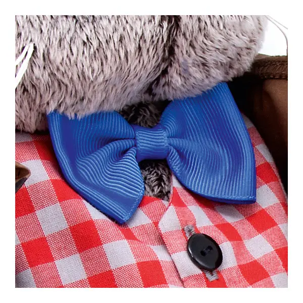 Мягкая игрушка Budi Basa Кот Басик в костюме с бантом, 30 см