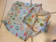 Bolso de compras grande y lavable, ecológico, reutilizable, de tela, plegable