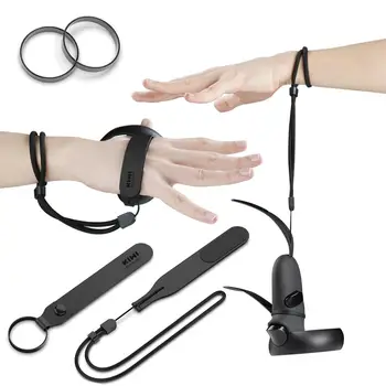 

KIWI design Updated Grips Knuckle Strap with Replaceable Rubber Rings for Oculus Quest/Oculus Rift S Touch Controller Accessorie