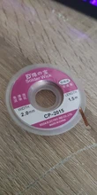 Cable de soldadura trenzado de 2,0mm, bomba de desoldar de 1,5 M, 5 pies, extractor de ventosa de soldadura