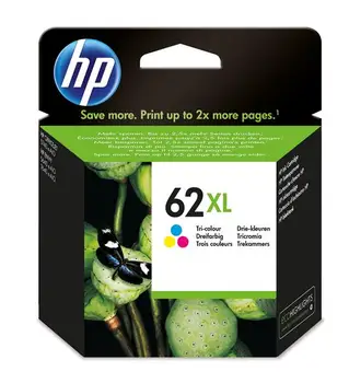 

HP INK CARTRIDGE 62XL TRI-COLOR BLIST