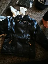 Abrigo de PU para bebé, niña, niño, Primavera, otoño e invierno, chaquetas de cuero de moda para niño, abrigos, ropa, 1-10 años, 2020