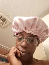 Reversible Satin Hat Bonnet Hair-Caps Head-Cover Hair-Styling-Accessories Curly Adjust