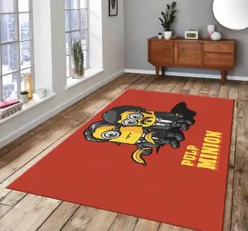 

Pulp Minion Patterned Carpet ,Non Slip Floor Carpet,Teen's Carpet,Turkish Rug