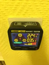 ANENG AC11 Digital inteligente Socket Tester de prueba de tensión Detector de enchufes/US/UK/EU/AU enchufe cero línea fase comprobar Rcd NCV prueba