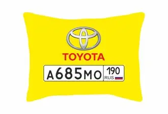 Toyota/Toyota pillow No. 9 picture on one side | Дом и сад