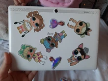 Pegatinas LOL de personalidad para niños, pegatinas de muñecas lol de PVC, pegatinas de grafiti, Maleta, maletero de coche, guitarra impermeable, 50 Uds.