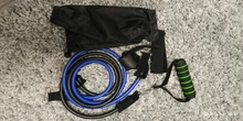 Banda con tubos de resistencia para Fitness, cuerda de tracción elástica para gimnasio y Yoga, expansor de entrenamiento, anclaje de puerta con asa y correa para el tobillo, 11 unidades