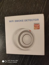 Tuya-alarma de humo WiFi para el hogar, Detector de humo con protección contra incendios, combinación de alarma de fuego, sistema de seguridad para bomberos