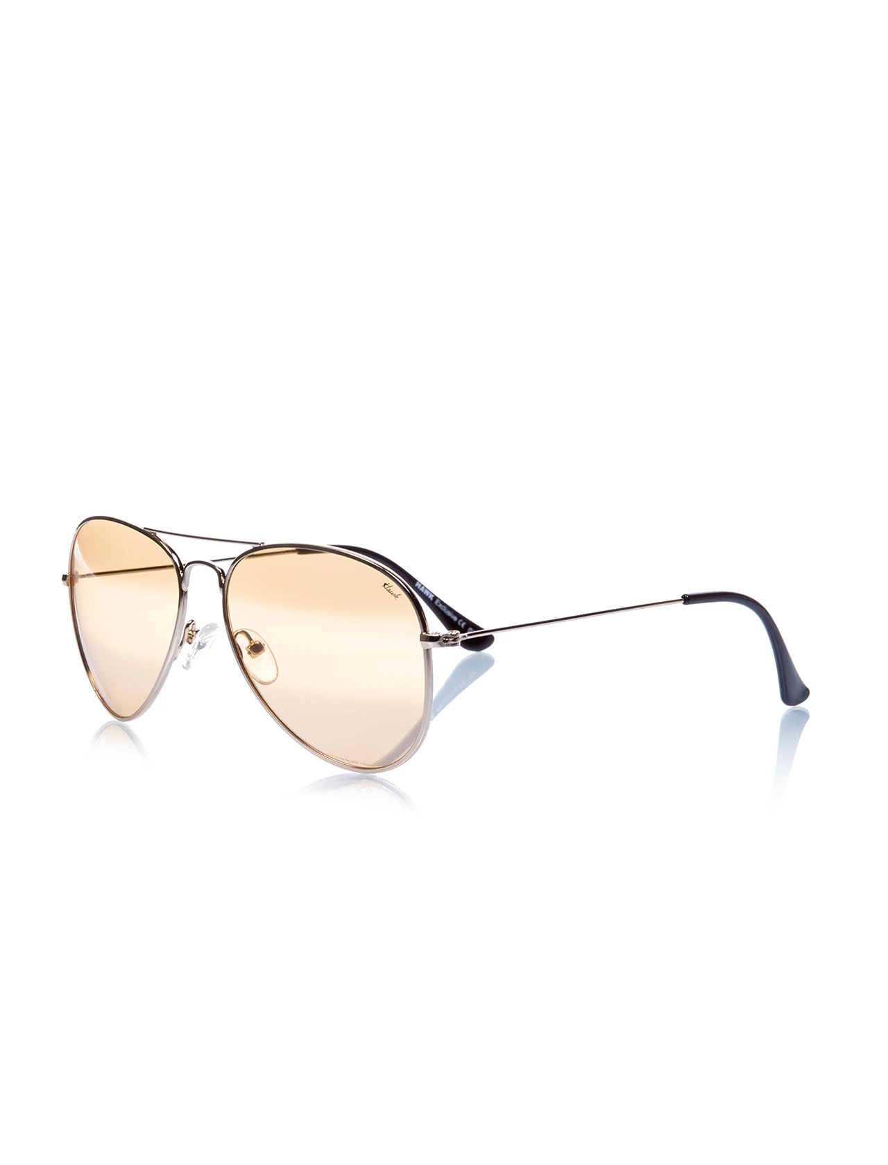 

Unisex sunglasses hw 1368 01 metal gold organic drop pilot 58-16-140 hawk
