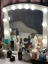 Light-Bulb Mirror Vanity-Lights Wall-Lamp Dressing Makeup Dimmable Hollywood USB 5V 2/6/10/14pcs