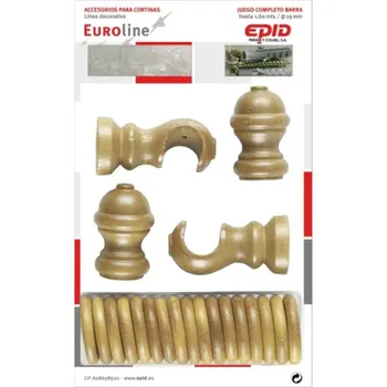

Supports + rings + terminals 18MM. NATURAL GAME 021810-01