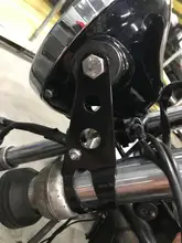 Soporte Universal para Faro de motocicleta, para Honda Kawasaki Harley Bobber Racer KZ1000 1100 KZ550 KZ650 35mm-43mm, tubo de horquilla