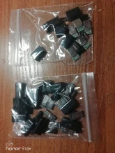 10 unids/lote USB macho 5 Pin DIY Micro USB conector de la cáscara de plástico de Jack cola Sockect macho terminales