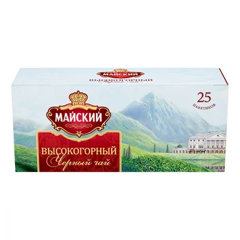 

Tea Mayskiy "High-mountain, black" black tea, 25 bags