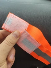 Bandas reflectantes de advertencia para ciclismo, pulsera reflectante para brazos, banda para bicicleta, pantalones, cinta deportiva para pierna, alerta de seguridad para bicicleta, 1 ud.