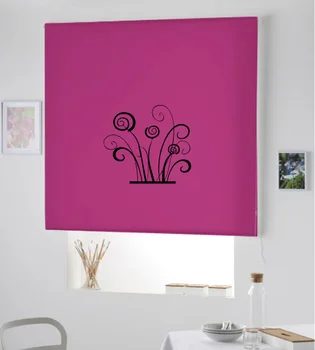 

Blind Iroa roll with drawing/Grass Abstract! ROLLER BLINDS TRANSLUCENT! (FUCHSIA 100X175)