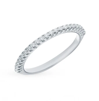

Silver ring with cubic zirconia sunlight sample 925 test