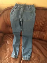 Pantalones vaqueros ajustados de talla grande para hombre, Vaqueros ajustados a rayas, elásticos, Hip Hop, rasgados hasta la rodilla, ropa para hombre