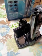Recortador de pelo seco y húmedo todo en uno para hombres, conjunto de Máquina para cortar cabello profesional para el cuidado de la barba y el cuerpo