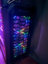 DarkFlash D1 120mm PC LED ventilador RGB halo doble arco iris 12cm mudo 12V 4pin disipador de calor de refrigeración refrigerador silencioso ventilador