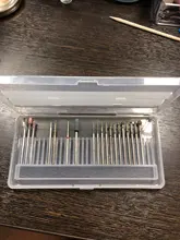 Caja de brocas acrílicas para uñas, contenedor de soporte de plástico para brocas de 20/30 , accesorio de exposición, 6/7/10/3/32 agujeros, 1 Uds.