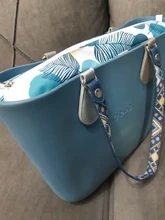 Forro de borde Floral con estampado colorido, bolsillo con cremallera interior para Mini bolsa clásica, inserto de Obag con revestimiento interior impermeable para bolsa O bolsa