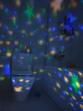 Lamp Children Star Projector Led-Night-Light Rotating-Starry Bedroom Nursery Moon