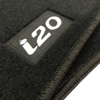 

Hyundai i20 mats (2015-current) custom Logo