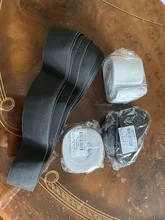 5 yarda/lote 0,6-5cm blanco banda elástica negro correas de Nylon Spandex cinta para prenda pantalones pelo prenda de costura para manualidades Accesorios