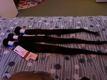 Mydiva 8-34 36 38 40 pulgadas, mechones de pelo brasileño ondulado cabello humano liso 100% 3/4 mechones extensiones de cabello Remy de Color Natural