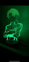 Table-Lamp Light Cool Ackerman-Figure Night-Light Titan Attack Acrylic Home-Room-Decor